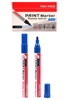 Маркер-краска СИНИЙ (МП-3088), 2-4 мм, нитро-основа