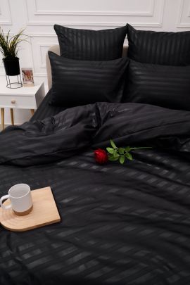 Пододеяльник Микрофибра Страйп - Графит