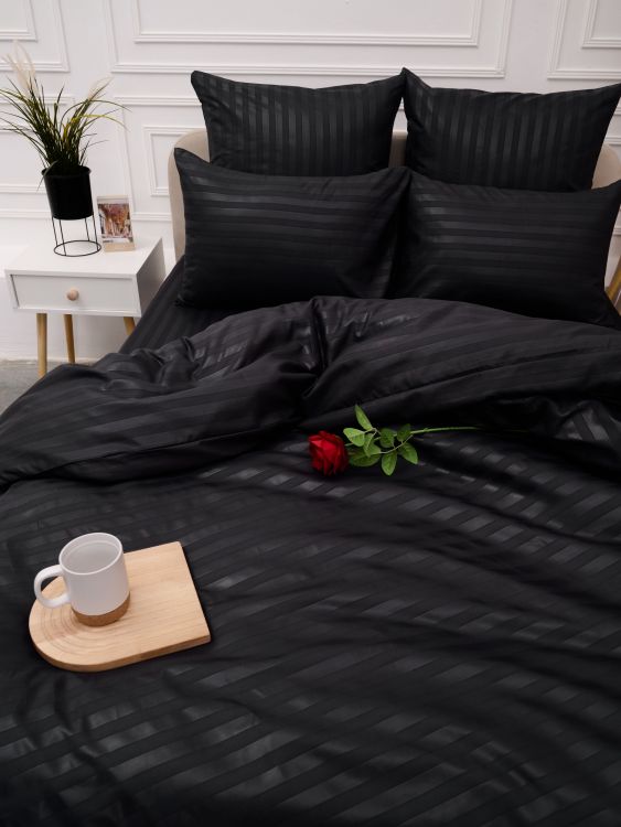 Пододеяльник Микрофибра Страйп - Графит