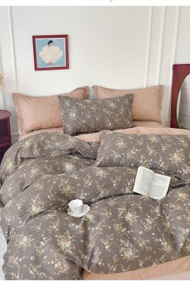 Постельное белье сатин элит на молнии - Капучино