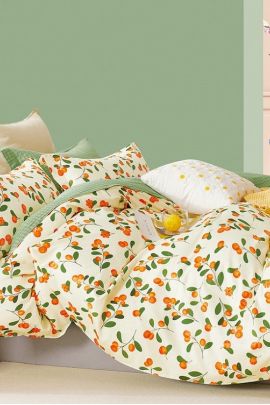 Постельное белье сатин люкс - Брусника