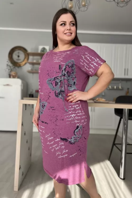 Платье 9111 фуксия последний размер