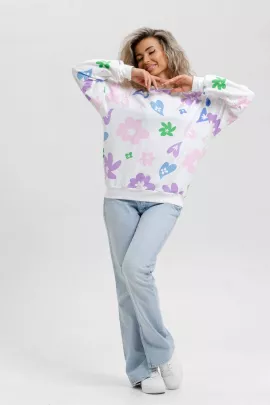 Свитшот СФ-03-103 крем последний размер