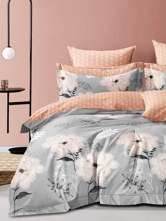 Постельное белье из сатина элит на молнии - Воздушный цветок