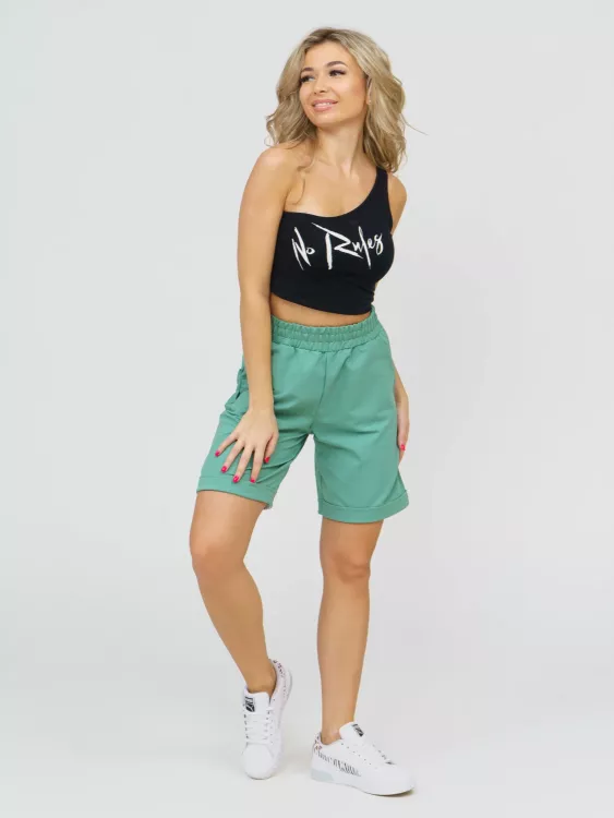 Ш-02 НСД Шорты женские (футер) Оливковый