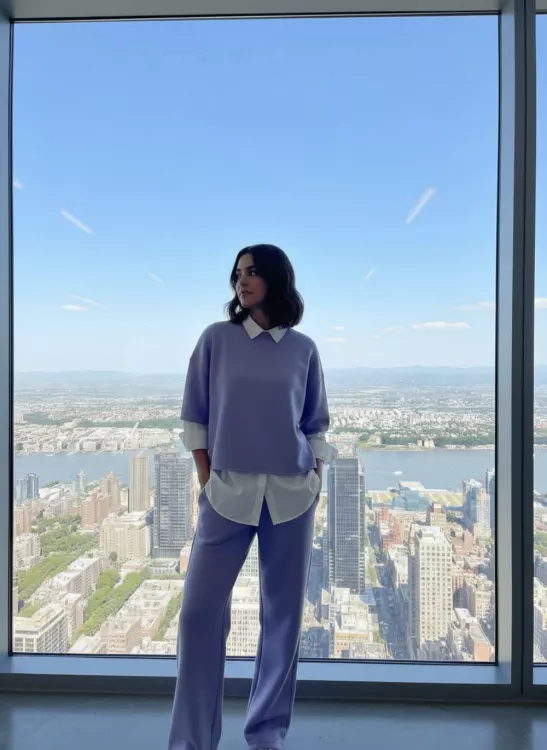 Костюм женский с брюками 123874