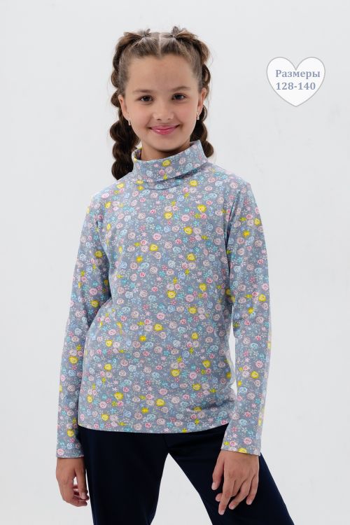 Водолазка Краски с горлом детская