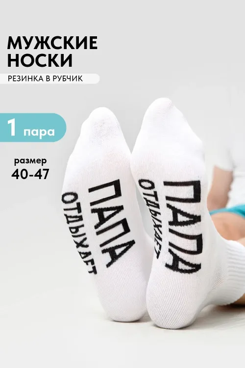 Носки мужские Папа отдыхает