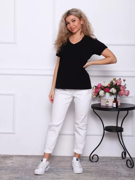 Футболка женская 6-192г (черный)