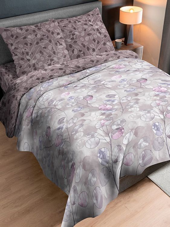 Постельное белье перкаль - Перламутровый эвкалипт