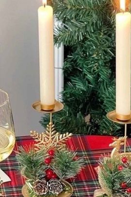 Новогодний подсвечник