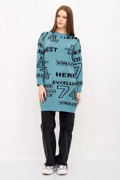 Платье-туника женская Ретро М Арт. 9025