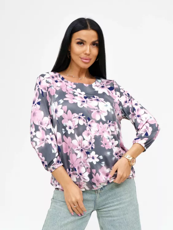 Фиалка(розовый) блузка
