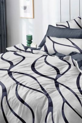 Постельное белье поплин эксклюзив на молнии - Гвен