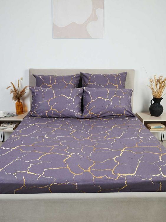 Простыня бязь - Кракле, цвет серый