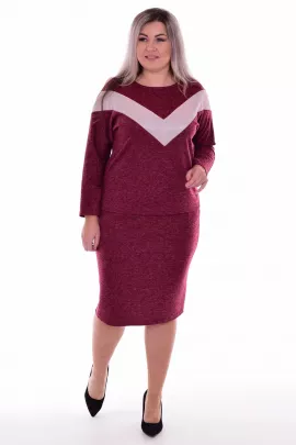 *Костюм женский Ф-5-014и (бордо)