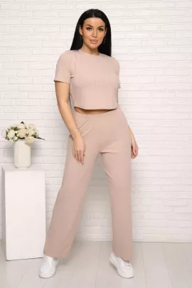 Костюм 24665 бежевый последний размер