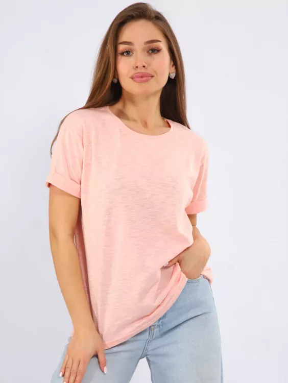 Футболка женская 6-206б (пудра)
