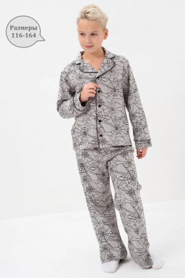 Пижама Потемки кант для мальчика подростка со штанами и рубашкой
