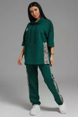  Костюм женский 409044 (изумруд)