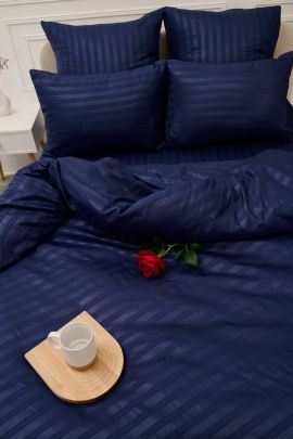 Пододеяльник Микрофибра Страйп - Синий