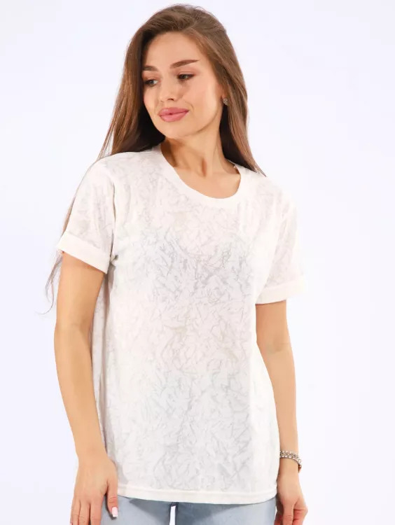 Футболка женская 6-206з (кремовый)