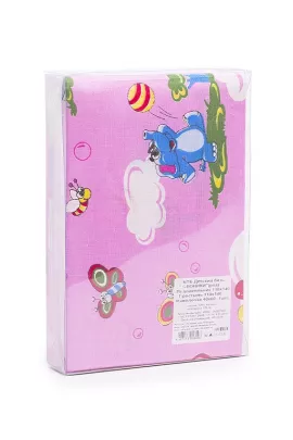 Спокойной ночи(голуб) КПБ бязь детский