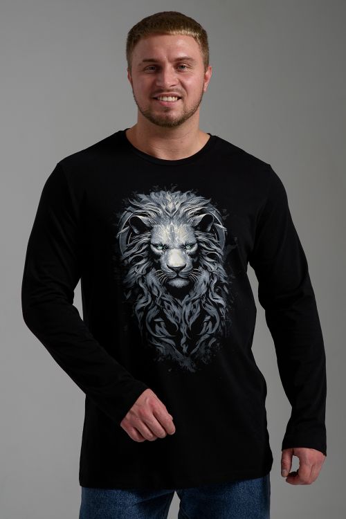 8546 Футболка с длинным рукавом мужская